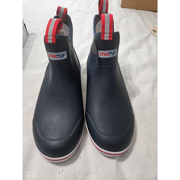 Xtratuf Ankle Deck Boots Navy/Red/White size 11 main image 8